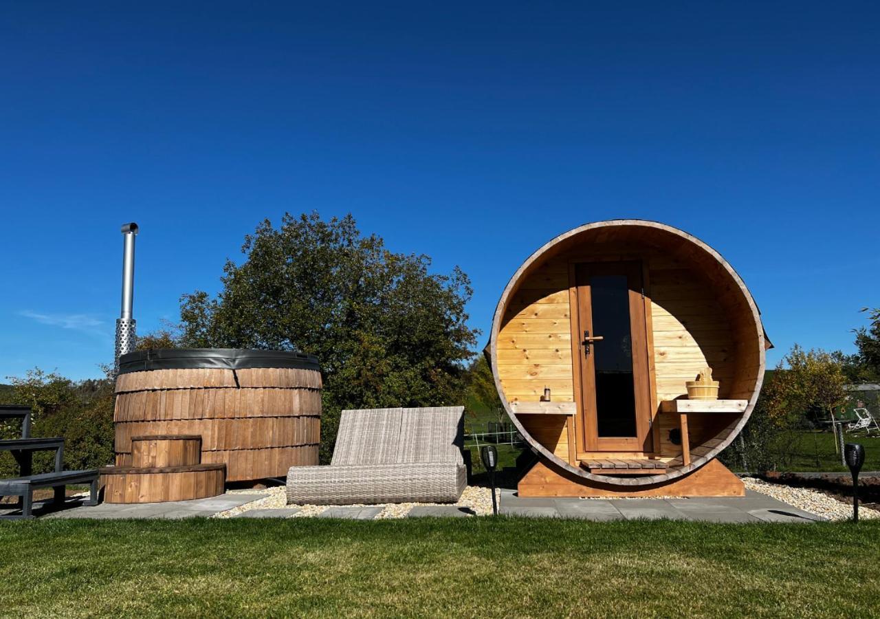 Tirolian Lodge North, Whirlpool, Sauna, Lagerfeuer Bundorf Exterior foto